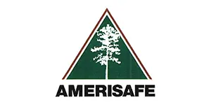 Amerisafe logo featuring tree and triangle.